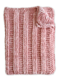 Velvet Post Lines Crochet Throw by Bernat Design Studio