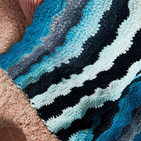 Waving Stripes Crochet Blanket