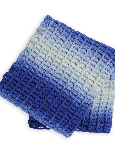 Faded Bricks Crochet Blanket