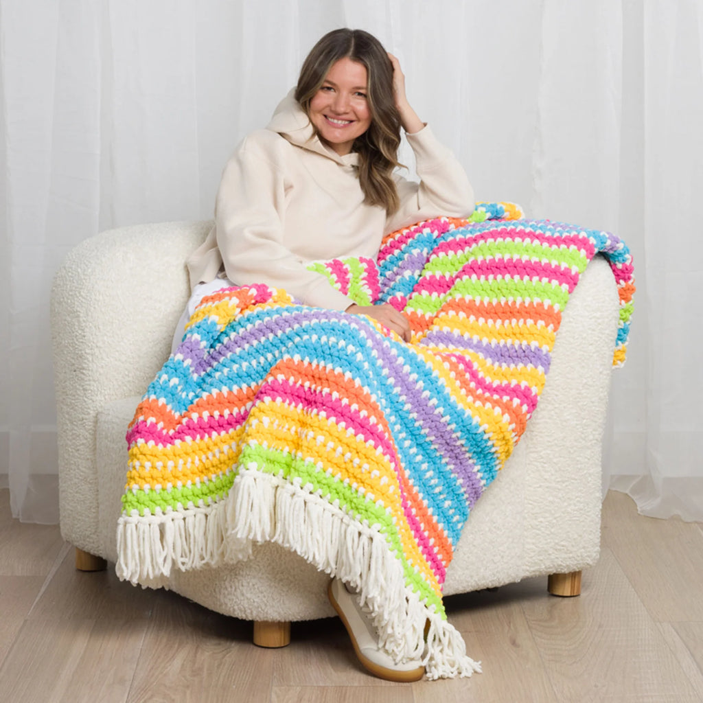 Feel the Colors Crochet Blanket