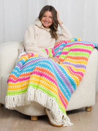 Feel the Colors Crochet Blanket