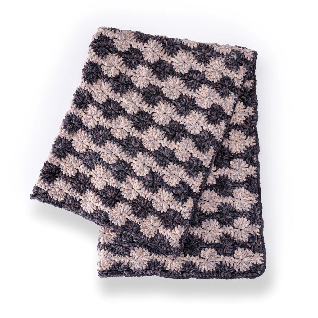 Mystical Starburst Crochet Blanket by Yarspirations