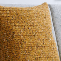 Felted Crochet Corrugated Pillow Cover by Bernat Design Studio