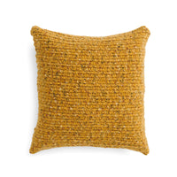 Felted Crochet Corrugated Pillow Cover by Bernat Design Studio