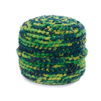 Round and Round Crochet Slip Stitch Pouf by Bernat Design Studio