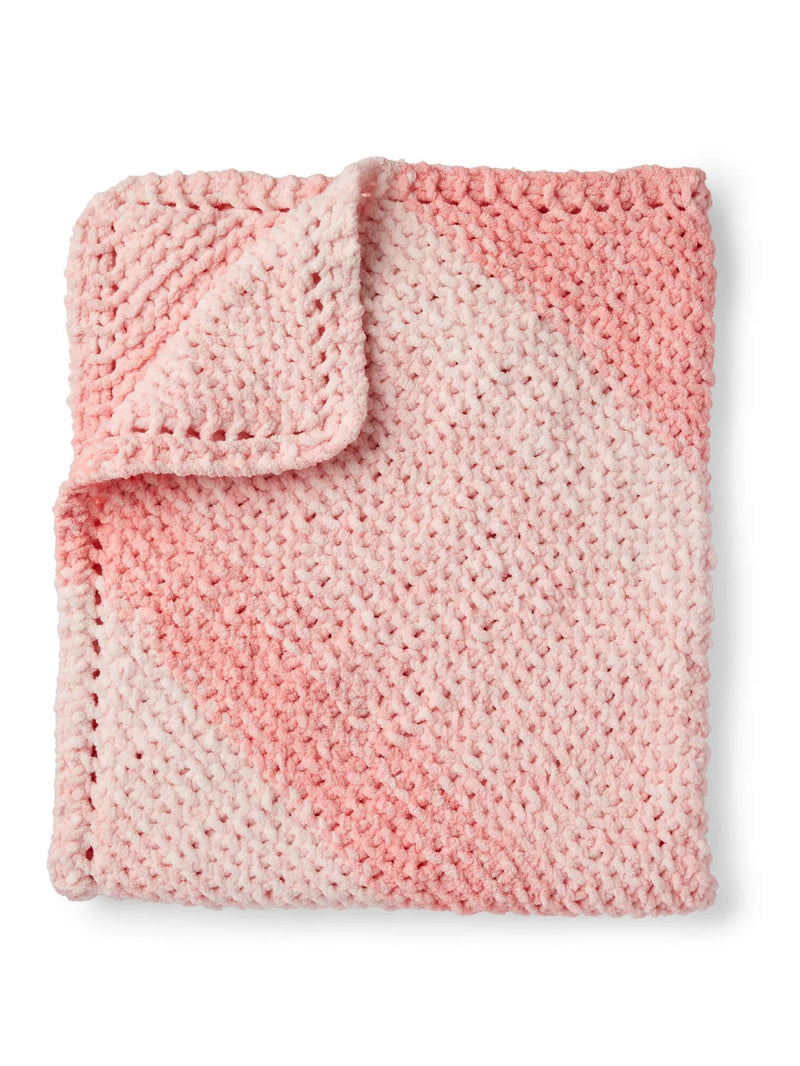 Corner to Corner Garter Knit Blanket