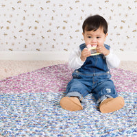 Sea Lavender Baby Blanket