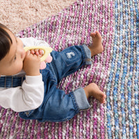 Sea Lavender Baby Blanket