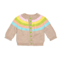 Rainbow Yoke Knit Sweater by Bernat Design Studio