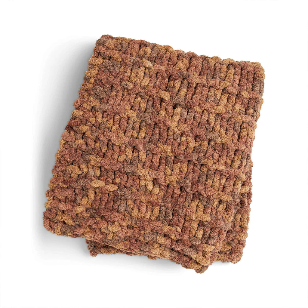Garter Ridges Knit Blanket