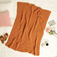 Basket Weave Knit Blanket by Bernat