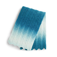 Phasing Slip Stitch Knit Blanket