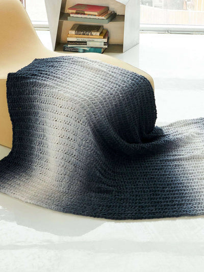 Blink of An Eyelet Knit Blanket