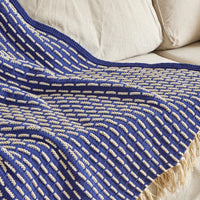 Knit Modern Weave Blanket by Bernat Design Studio