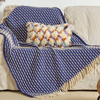 Knit Modern Weave Blanket by Bernat Design Studio