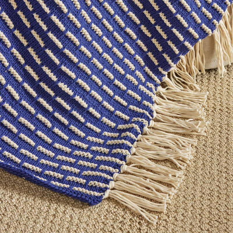 Knit Modern Weave Blanket by Bernat Design Studio