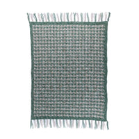 Lofty Houndstooth Knit Blanket by Bernat Design Studio