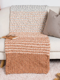 Shifting Sands Knit Blanket by Bernat Design Studio