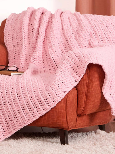 Beginner Eyelet Bliss Knit Blanket