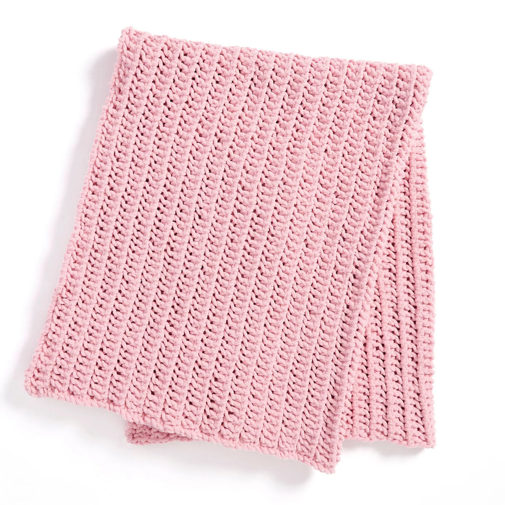 Beginner Eyelet Bliss Knit Blanket