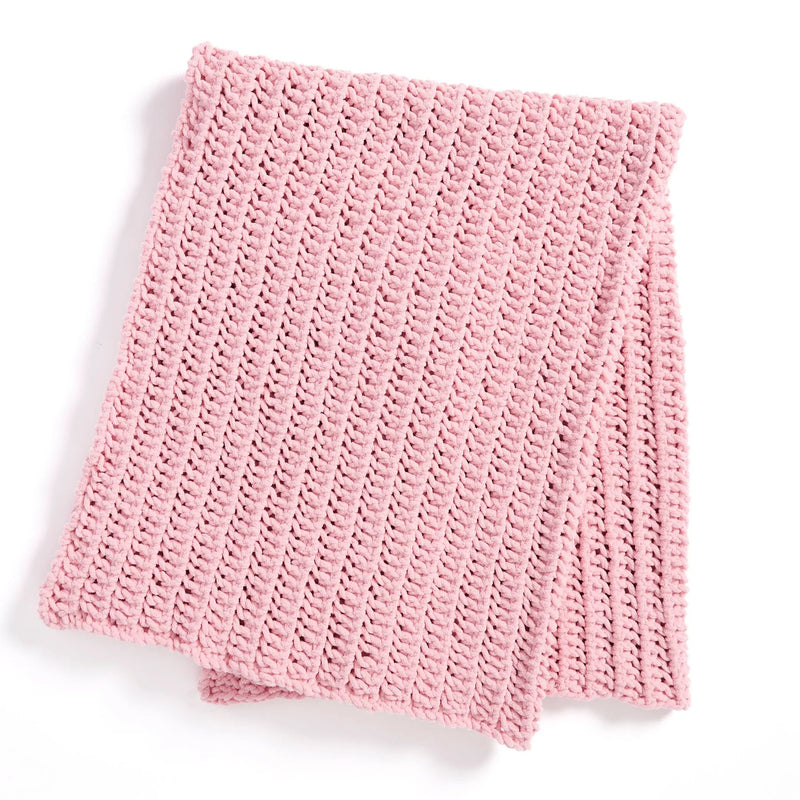 Beginner Eyelet Bliss Knit Blanket