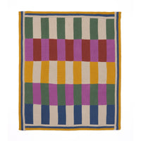 Harmonious Stripes Garter Knit Blanket by Bernat Design Studio