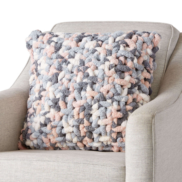 Sowing Seeds Stitch Pillow by Bernat Design Studio