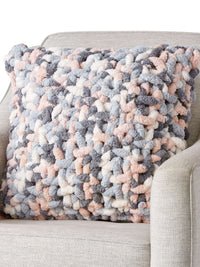 Sowing Seeds Stitch Pillow by Bernat Design Studio