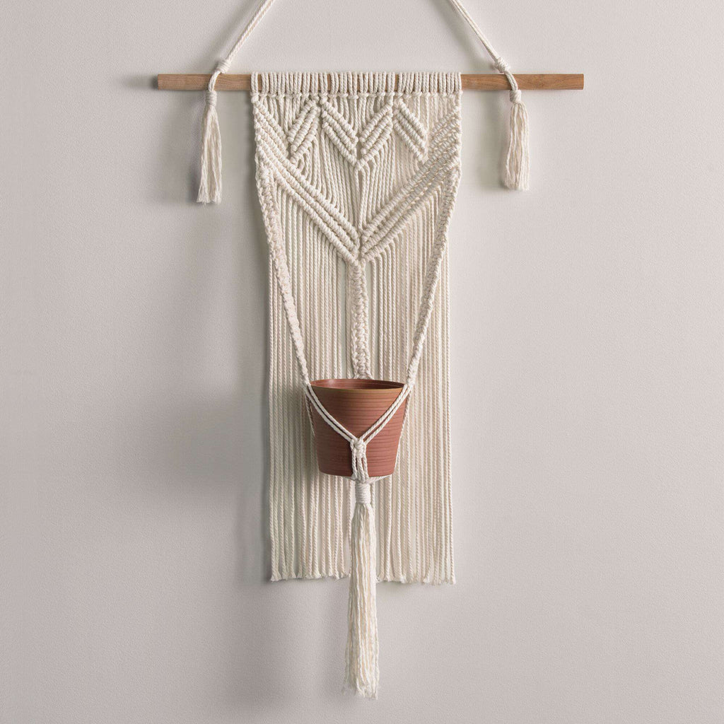 Craft Macrame Wall Hanging Planter by Bernat Design Studio