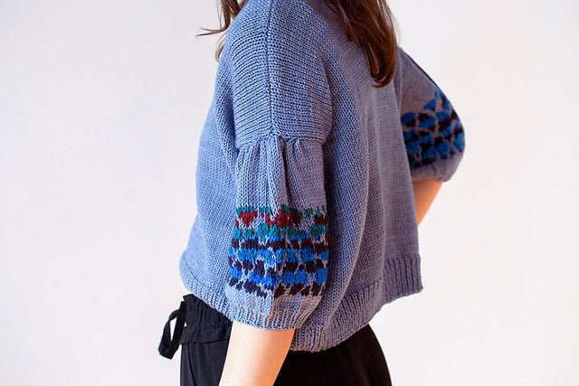 Balloon Sleeve Sweater by Gul Ozkurt