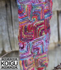 Basic Squares Scarf by Maie Landra