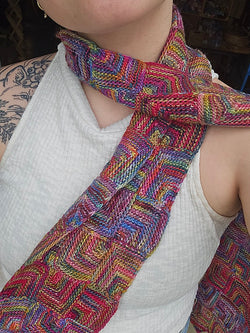 Basic Squares Scarf by Maie Landra