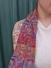 Basic Squares Scarf by Maie Landra
