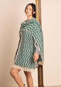 Beaded Kidsilk Haze Scarf by Lisa Richardson