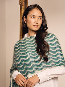 Beaded Kidsilk Haze Scarf by Lisa Richardson