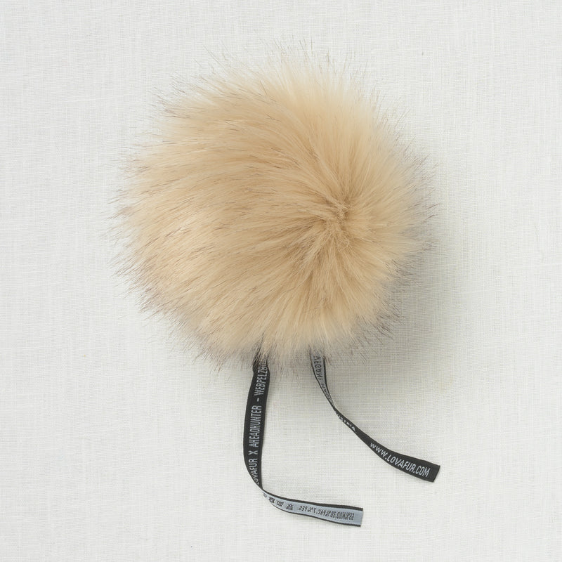 Lovafur Luxe Faux Fur Pom Beige Fox