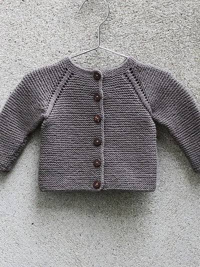Garter Cardigan - Baby by Pernille Larsen