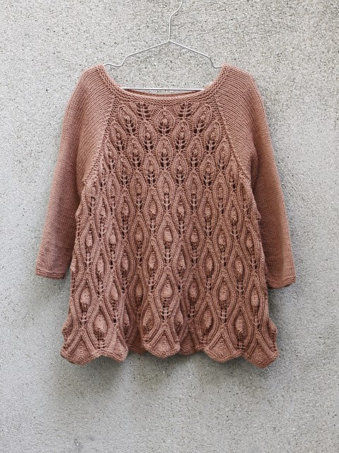 Peacock dress by Pernille Larsen