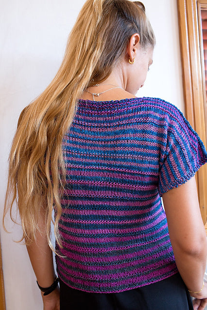 Boat Neck Tee Top by Betsabeh Kazemi – Wool and Company