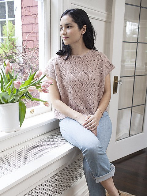 Boxy Lace Tee by Churchmouse Yarns and Teas
