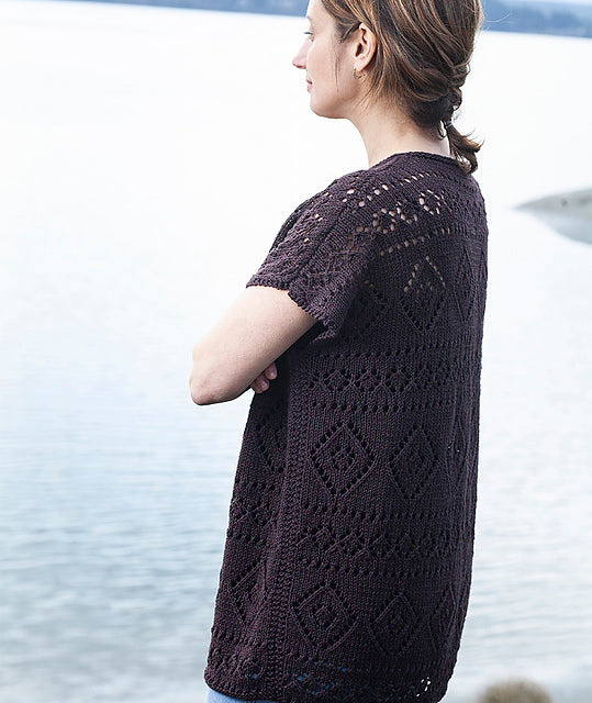 Boxy Lace Tee by Churchmouse Yarns and Teas