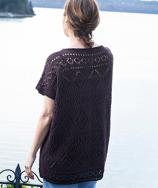 Boxy Lace Tee by Churchmouse Yarns and Teas