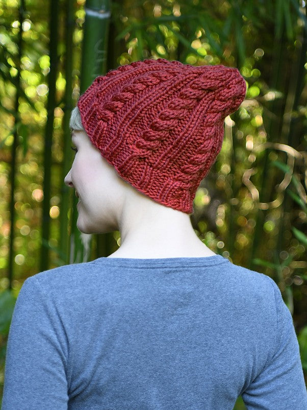 Chunky Cabled Hat by Shannon Dunbabin