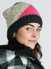 Colorblock Hat by Yarnspirations Design Studio