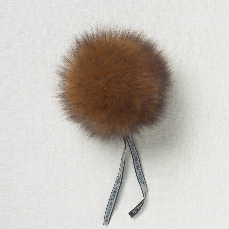 Lovafur Luxe Faux Fur Pom Camel Fox