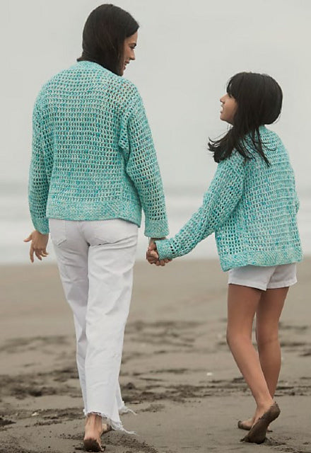 Manuela Cardigan girl by Amano Yarns