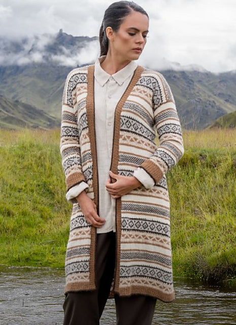 Sumi Long Cardigan by Amy Gunderson