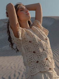 Clara Crochet Top by Laura Zukaite