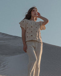 Clara Crochet Top by Laura Zukaite