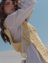 Camelia Crochet Vest by Letizia De Antoniis